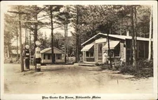 Ridlonville Mexico ME Pine Grove Tea Room Gas Station Real Photo Postcard