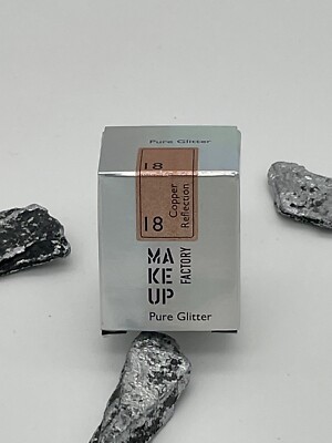 MAKEUP FACTORY Pure Glitter 18 COPPER REFLECTIONS Kupferfarbe Neu