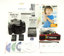  Excellent  CANON EOS 70D 20.2 MP DSLR camera Body set Full box package