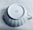 Susie Cooper “Wild Rose” Bone China Creamer Fluted Ribbed 1950’s Teal Interior — photo 5