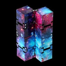 Magic Infinity Cube Stress Fidget Sensory Toys Autism Anxiety Relief Kids Gift