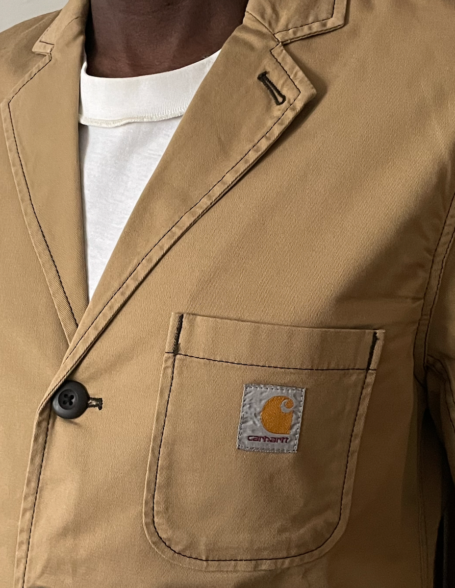 CARHARTT WIP SID BLAZER Leather Rinsed M | eBay UK