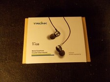TriLink Model T-108 Metal Earbuds NEW Excellent Sound