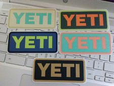 ZESTAW 5 Autentyczne naklejki YETI / naklejki NOWE I ŚWIEŻE!