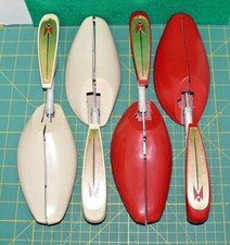 Vintage Retro O.A. Miller Hard Plastic shoe stretcher Form Tree 12.5" SET OF 2