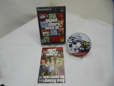Grand Theft Auto III (PlayStation, 2003) Missing map Tested and working