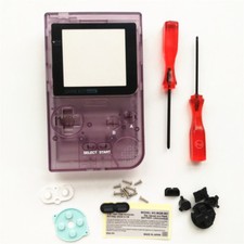Hot Sale Replacement Cover Case Shell for Gameboy Pocket GBP - Clear Purple