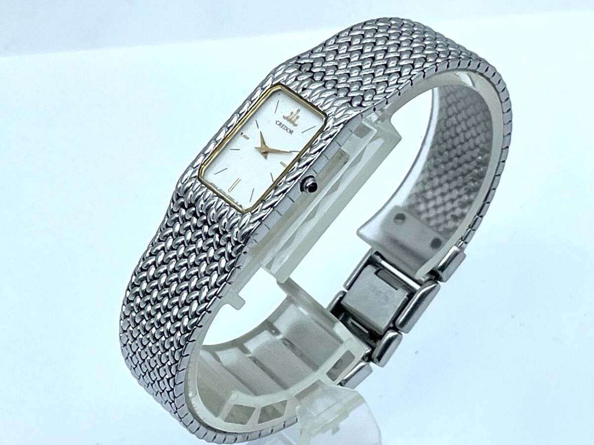 Vintage SEIKO Credor Integral Quartz Ladies Watch White Dial Vintage SEIKO Credor Integral Quartz Ladies Watch White Dial