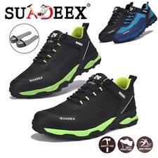 Mens Safety Shoes Trainers Work Boots Women Steel Toe Lightweight Hiking Walking
