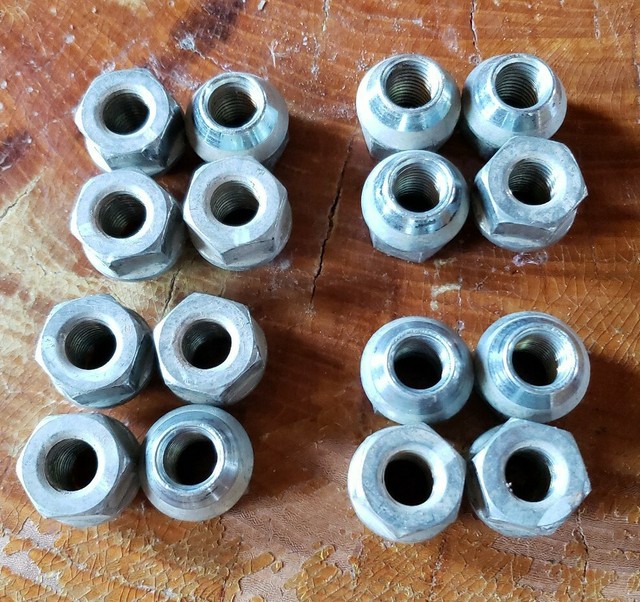 Complete Set of 16 OEM Suzuki KingQuad lug nuts tapered 10x1.25 steel