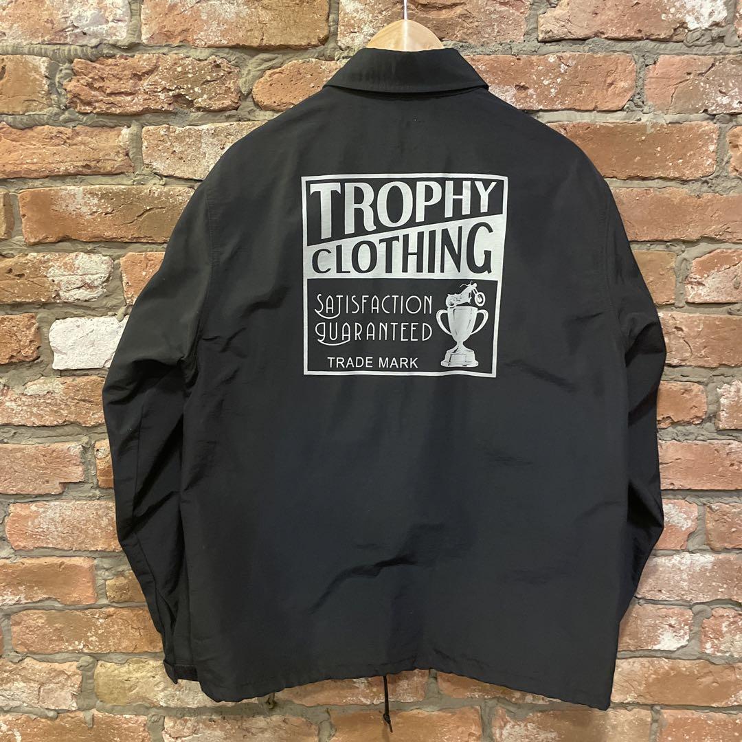 TROPHY CLOTHING Coach Jacket Black Size 38 | eBay