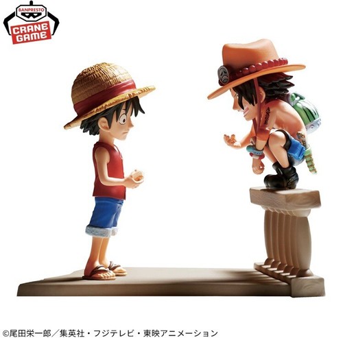 One Piece World Collectible Figure Log Stories Luffy & Ace BANPREST Unopened - Picture 3 of 10