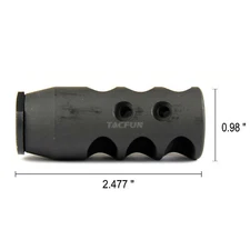 Competion Muzzle Brake 1/2x28 TPI for 9mm /w Washer