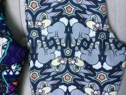 LuLaRoe Disney Thumper Kids S/M Leggings - Picture 2 of 2