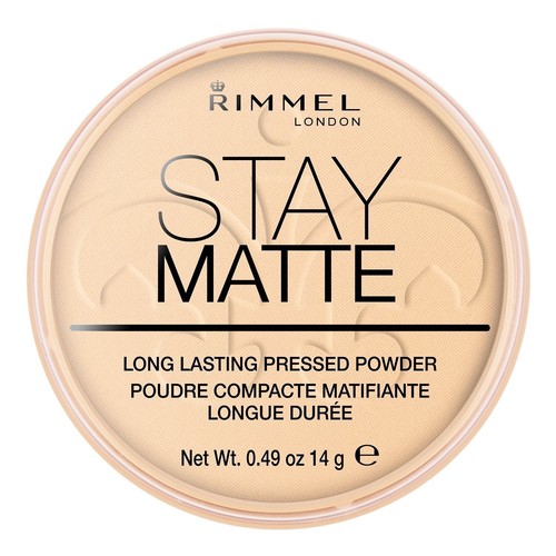 NEU Rimmel Stay Matte Long Lasting Pressed Powder Lightweight - 001 Transparent - Bild 2 von 3