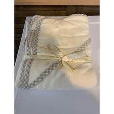 NEW Baby Terri Hooded Towel Beige Teddy Bear Ears Soft Bath Home Linens Gift X1