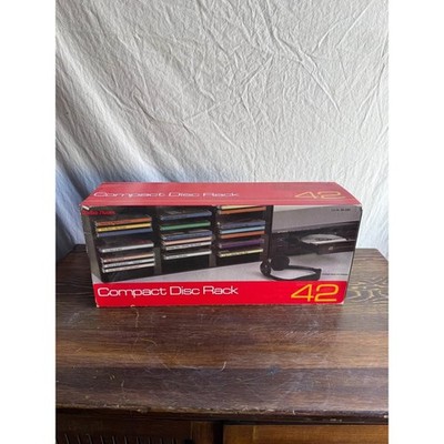 Vintage Compact Disc Rack CD Case Holds 42