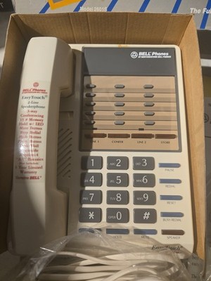 Bell Phones EasyTouch II Two Way Speakerphone W/12 # Light Gray Model #43600-2