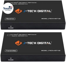 Long Range HDMI Extender over Cat6 150M/492Ft Hdbaset 1080P Extender Poc, Bi-Dir