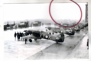 REPRO FOTO FOTO AEREO HAWKER HURRICANE I PARADE REPRO