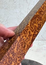 Stabilized Amboyna Burl Pool Cue Blank  Undersized  SAB 1361