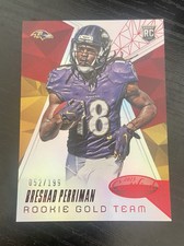2015 Panini Certified Rookie Gold Team Breshad Perriman Mirror Red /199 Ravens