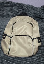 Beige Nylon Mini Backpack