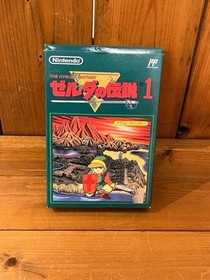 Nintendo The Legend of Zelda 1 Famicom Cassette Cassette with box instructions