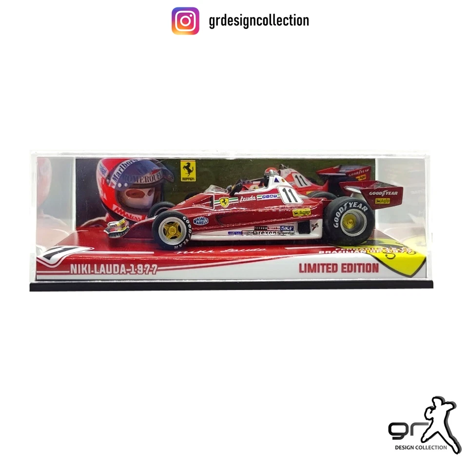 Niki Lauda - Ferrari 312 T2 - F1 1977 Brazilian GP / Altaya - IXO / 1:43 - Immagine 2 di 4