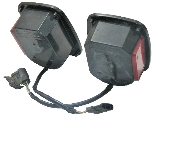 Par de luces traseras de freno para conductor pasajero Jeep Wrangler YJ TJ 91-97 OEM Foto 3 de 4