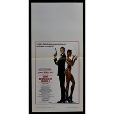locandina 007 BERSAGLIO MOBILE roger moore ian fleming a view to a kill B15