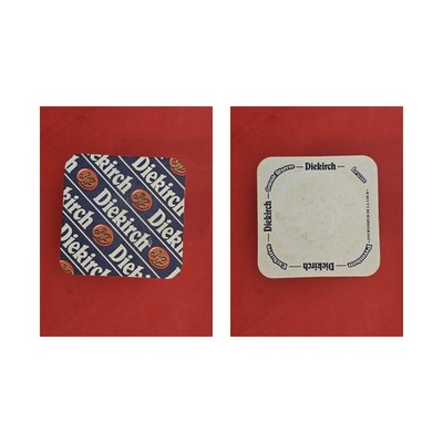 Diekirch weiße Streifen Brauerei Bierdeckel Beermat