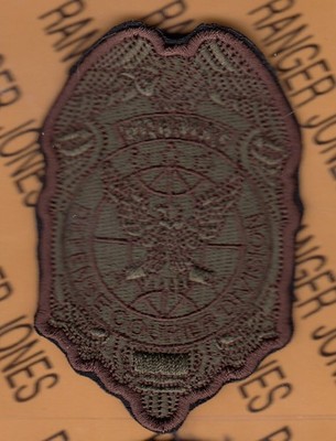 United States Defense Courier Division DCS ~3.5'' OCP No Hook badge patch c/e B