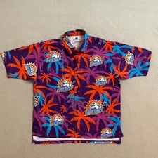 POWERTEK NHL Hockey Orlando Solar Bears Hawaiian Shirt Men's Medium Rare Find