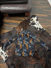 Zara Men's Koi Carp Design Shirt Size S
