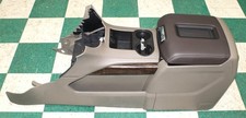 Dmg 17 Tahoe Brown Leather Armrest Tan Wood Floor Center Console Assembly Oem