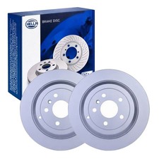 2x HELLA PAGID BREMSSCHEIBEN Ø330mm HINTEN passend für MERCEDES M-KLASSE R-KLASS