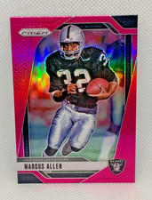 Marcus Allen Panini Prizm Pink Foil Prism Insert Card #155