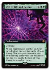 Web of Life and Destiny (Extended Art) #268 (NM) Spider-Man SPM Magic MTG