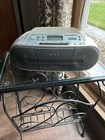 Vtg Sony CFD-S01 CD Radio Cassette Boombox Mega Bass CD-R RW Audio Portable Work