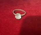 925 Sterling Silver Vintage Engagement Ring Size 7