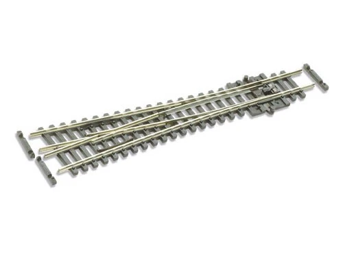 Peco SL-E397F - Y-Weiche 10 Grad mit leitendem Herzstück Länge 124mm Code 55
