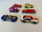1980s Hot Wheels Blackwall Nice Lot of 6 Vintage Diecast Turbo Mustang Bird AMC
