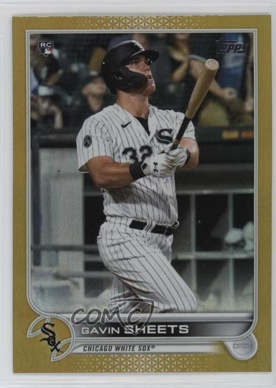 2022 Topps Series 1 Gold Foil Gavin Sheets #12 fm0