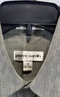 Vintage 80s Pierre Cardin Men's Olive Basketweave Button Up Shirt Sz M 15-15.5 — photo 3