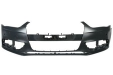 For Audi A4 Saloon Facelift 2012-2015 Front Bumper Primed W/Washer Holes W/O PDC