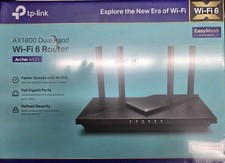 TP-Link Archer AX21 AX1800 Dual Band Wi-Fi 6 Router NEW SEALED 