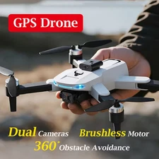GPS Drone with 1080P Dual Camera, Brushless Motor, Smart Return Home