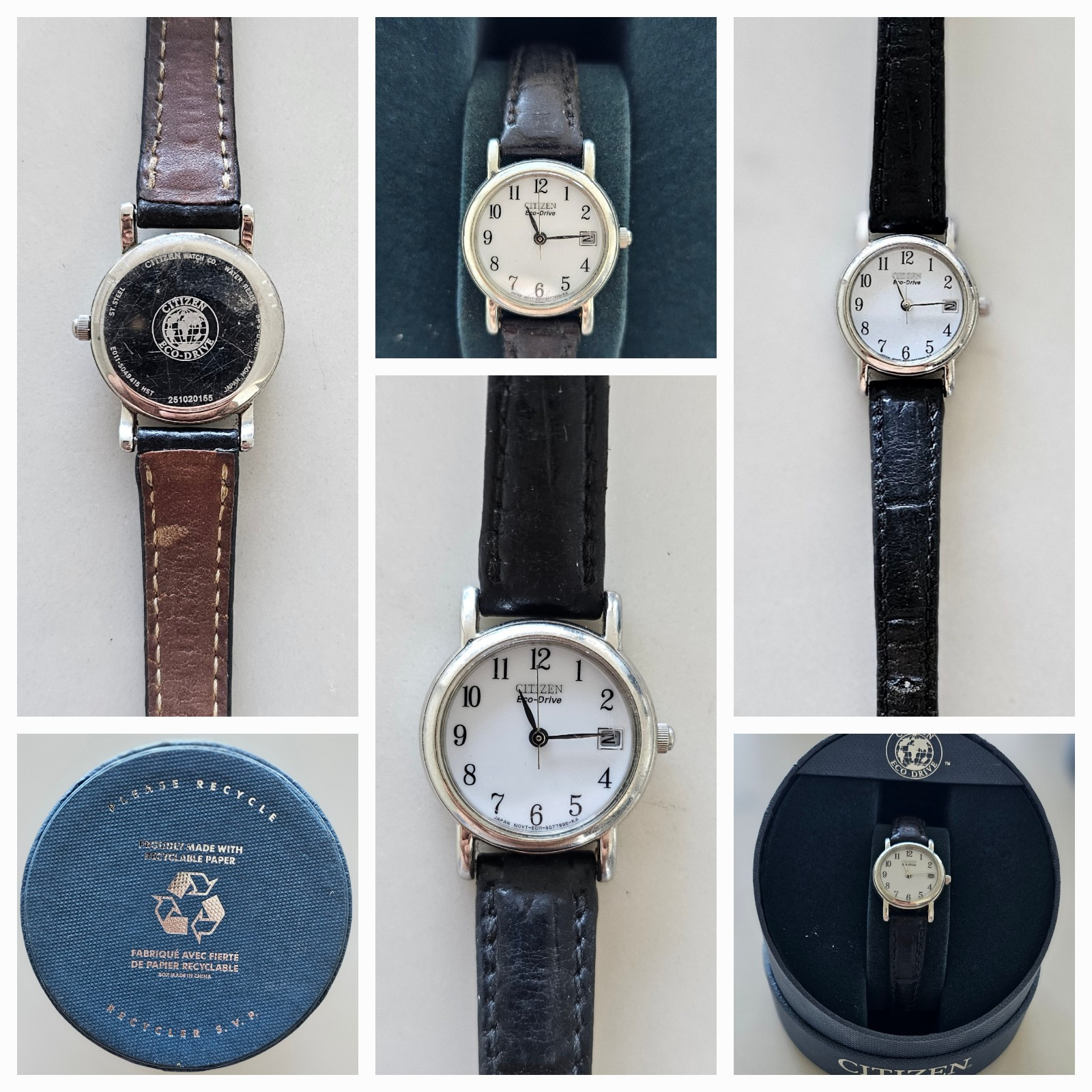 Women's Eco Drive Citizen Watch Not Working Condition - sold as is