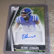 2022 SAGE High Series Deane Leonard Autograph #A-DL University of Mississippi